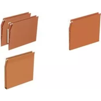 ELBA DEFI FLEX hangmap, oranje, kraftkarton 230 g/m², 330 mm ophangpunten, metalen beugel, A4 400126817