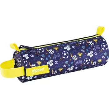 Maped voetbal etui-rol, polyester met motiefdruk, rits, draaglus, 1 stuk (932906)