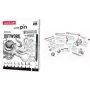 uni-ball DOTWORK startset uni pin, 9-delige etui met 8 fineliners en 1 Shalaku S vulpotlood (CF PIN/8 005)