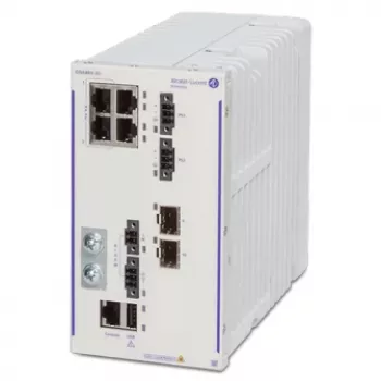 Alcatel-Lucent OmniSwitch 6465-P6 managed L3-switch met 4x Gigabit PoE+ en 2x SFP, 150W High PoE, DIN-rail-/wandmontage