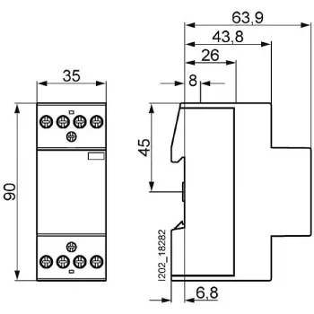 Siemens installatiecontactor 5TT5830-1 (5TT58301)