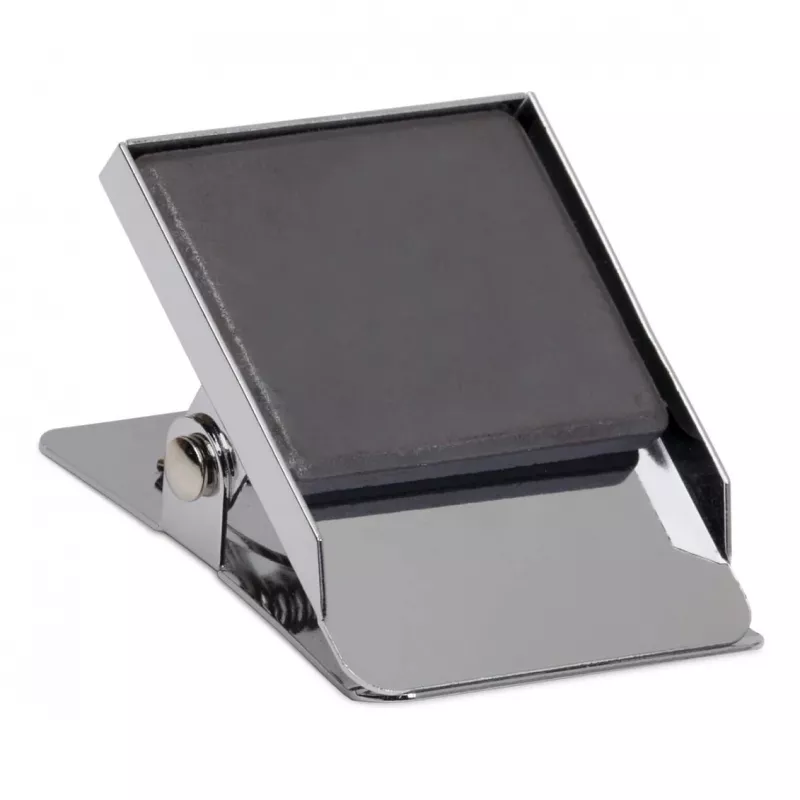 MAUL papierklem met magneet, 40 mm, zilver, robuust staal met sterke veer 2194096