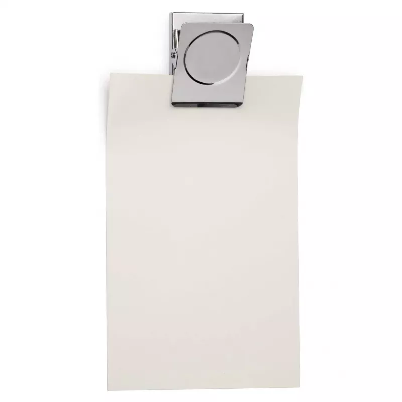 MAUL papierklem met magneet, 40 mm, zilver, robuust staal met sterke veer 2194096