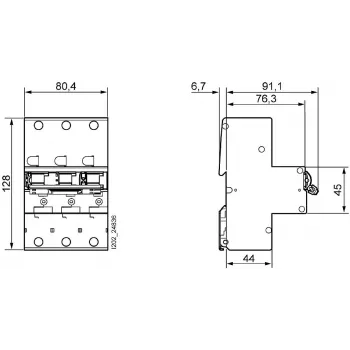 Siemens 5SP33353 hoofdschakelaar