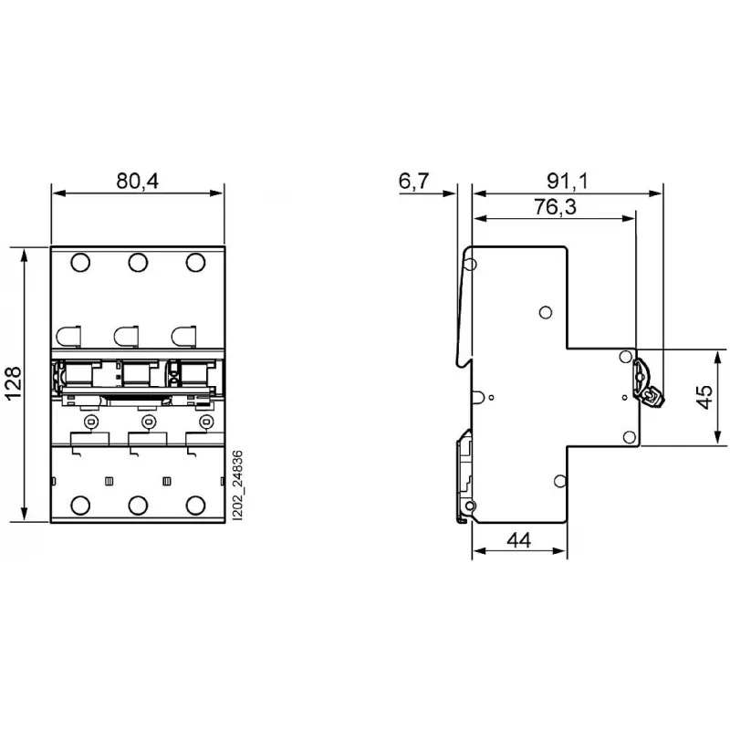 Siemens 5SP33353 hoofdschakelaar