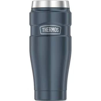 THERMOS STAINLESS KING isoleerbeker, 0,47 L, Ice Grey, dubbelwandig roestvrij staal, vacuümisolatie, demonteerbaar 4002.336.047