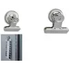 MAUL 2183096 metalen papierklem, 2 stuks