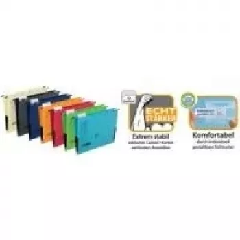 ELBA chic ULTIMATE hangmap, DIN A4, antraciet, zijden gesloten, Canson karton, 25-pack (85743 AZ)