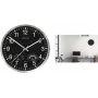 UNILUX WETTY wandklok 300 mm zwart met thermometer en hygrometer 400140807