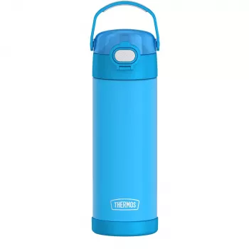 THERMOS FUNTAINER isoleerfles 0,47 L roestvrij staal met opvouwbaar draaghengsel 4115.345.047