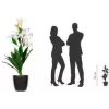 PAPERFLOW PALYS65 kunstmatige leliebloem-plant, 650 mm, polyester Real Touch