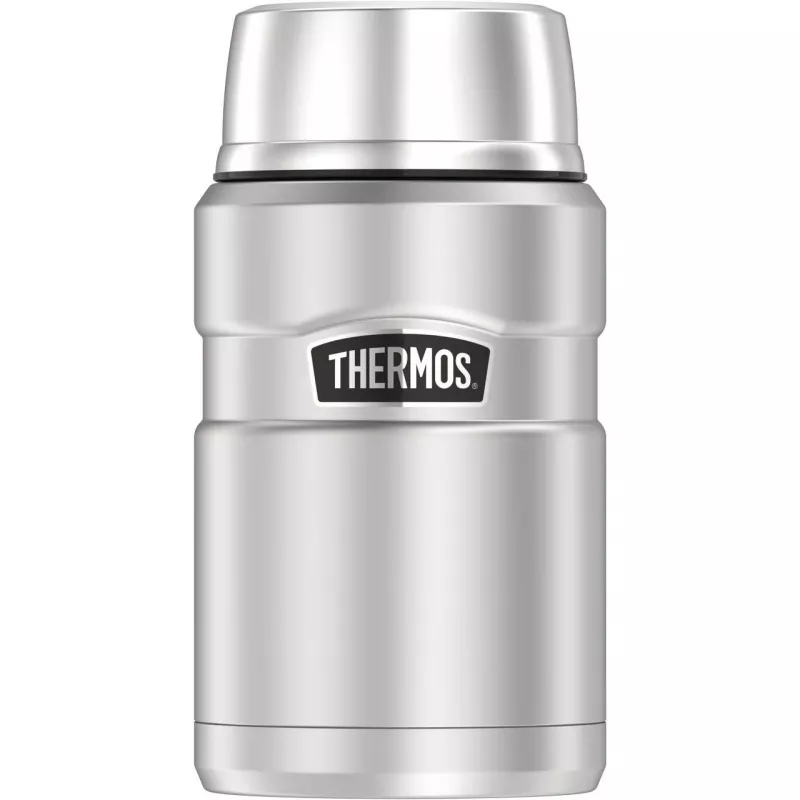 THERMOS STAINLESS KING vacuüm-isoleercontainer voor levensmiddelen, 0,71 L, matzwart 4001.233.071