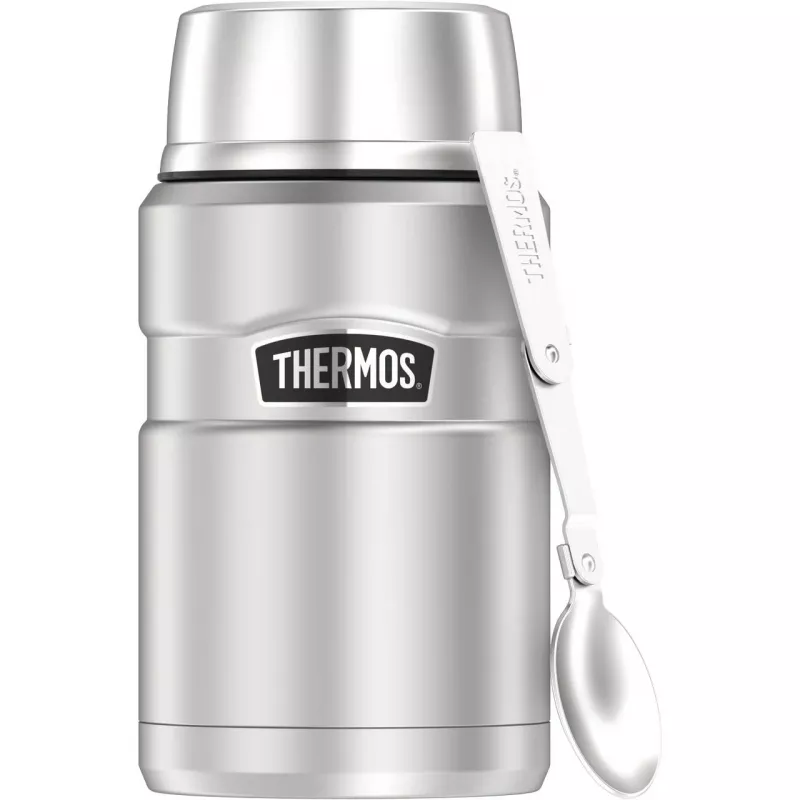 THERMOS STAINLESS KING vacuüm-isoleercontainer voor levensmiddelen, 0,71 L, matzwart 4001.233.071