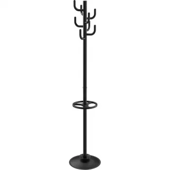 MAULpolaris kledingstandaard met 8 haken, zwart (RAL 9004 mat) 9402090