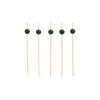PAPSTAR fingerfood-prikkers Black Pearl, 125 mm, bamboe, 200 stuks 11300
