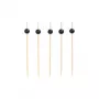 PAPSTAR fingerfood-prikkers Black Pearl, 125 mm, bamboe, 200 stuks 11300