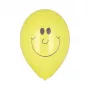 PAPSTAR Sunny gele latexballon, 250 mm diameter, 800 mm omtrek, 1 stuk 19463