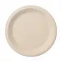 PAPSTAR Pure suikerriet-bord, rond, 230 mm, 50 stuks, composteerbaar, magnetronbestendig 89866