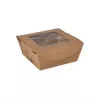 Papstar 87250 wegwerp-voedselbak van karton met PLA-coating, bruin, 750 ml, 50 stuks