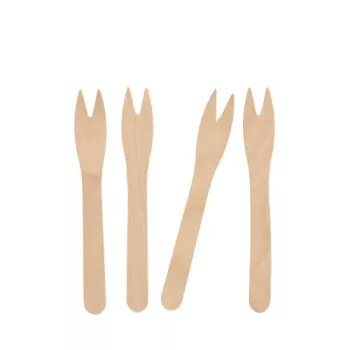 PAPSTAR pure frietvork, berkenhout, 121 mm, biologisch afbreekbaar, 1 stuk 82557