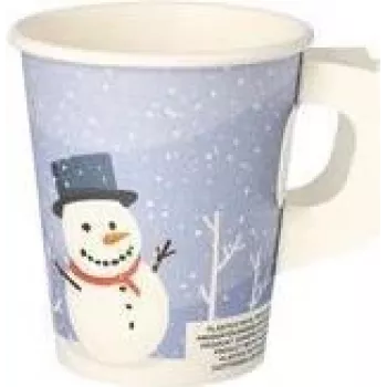 PAPSTAR 50 wegwerpbekers Snowtime 0,2 l (89845)