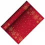 PAPSTAR Christmas Shine rode Airlaid tafelloper, 400 mm x 3 m, op rol, 1 stuk 88657