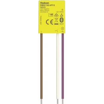Theben Mini-universele dimmer UP DIMAX 540 APP B (5400230) - inbouw-universele dimmer met Bluetooth