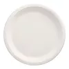 PAPSTAR pure suikerriet bord, rond, 260 mm, 50 stuks, composteerbaar, magnetronbestendig (89738)