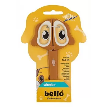 WEDO BELLO knutselaar schaar, ronde punt, 130 mm, voor rechtshandigen, RVS, softgrip, 1 stuk 736 004