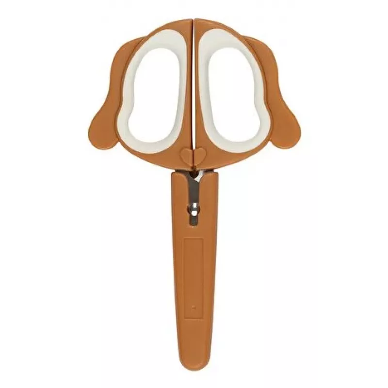 WEDO BELLO knutselaar schaar, ronde punt, 130 mm, voor rechtshandigen, RVS, softgrip, 1 stuk 736 004