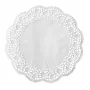 PAPSTAR ronde taartkleedje, 320 mm, wit geperst kantpapier, 40 g/m², 1 stuk (12456)