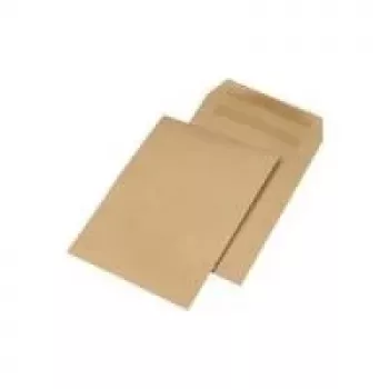 MAILmedia C4 zelfklevende kraftpapieren briefomslagen, bruin, 110 g/m², 19,2 g, zonder venster (38140/7)