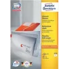 Avery 6135 witte papieren permanent klevende etiketten A4 210 x 148 mm 200 etiketten