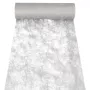 PAPSTAR Sizoflor tafelloper & decoratielint, zilver, 25 m x 30 cm, waterbestendig, 75% polyester / 25% polyamide 37064