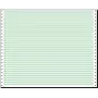 SIGEL 12370 eindloos papier, enkele perforatie, groene lijnen, 305 x 375 mm, 60 g/m², 2000 vellen