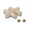 PAPSTAR deksel voor levensmiddelenbak, 90 mm, CPLA, wit, 50 stuks (87935)