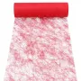 PAPSTAR Sizoflor tafelloper/decoratielint, rood, 75% polyester 25% polyamide, waterdicht, scheurvast, 1 stuk 37062