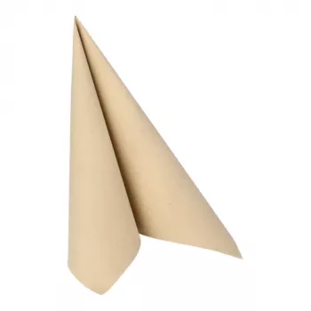 PAPSTAR ROYAL Collection Sand tissue servetten, 4-laags, 1/4 vouw, 400 x 400 mm, 50 stuks 82360