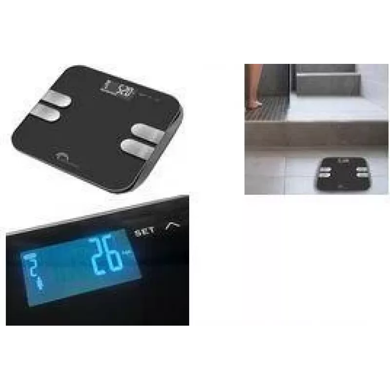 Little Balance Body Wave digitale lichaamsanalyseweegschaal, zwart (LB 8210)