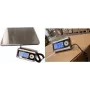 Little Balance LB 8371 Pro e-200 digitale pakketweegschaal, 200 kg capaciteit, 50 g afleesbaarheid, roestvrijstalen platform, apart LCD-display