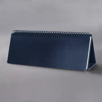 SIGEL Conceptum bureaubladkalender 2026 horizontaal blauw C2682