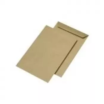 MAILmedia 301017 verzendenvelop E4, zonder venster, natklevend, bruin, 130 g/m²