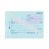 Avery 302 A4 administratieboek, blauw/wit, 96 vel, 192 pagina's, speciale ledger-liniatuur, 90 g/m², gebonden
