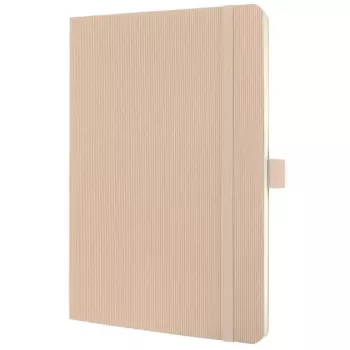 SIGEL Conceptum A5 gelinieerd notitieboek, beige softcover, 192 pagina's CO333