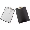 WEDO A4 klembord carbonlook zwart met metaalklem en ophangoog 57680