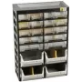 Allit VarioPlus Basic 34 kleinonderdelenmagazijn, 20 lades, kunststof, grijs, 305 x 170 x 435 mm 458160
