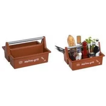 allit McPlus Carry Maître-grill draagtas bruin 8500908001