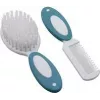 Olympia H+H babyhaarborstel en kam-set BS 868 - natuurborstelharen, extra zacht, wit 98374