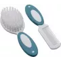 Olympia H+H baby haarborstel- en kammenset BS 868, natuurharen, extra zacht, wit, 98374
