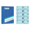 AVERY garderobenummers formulierboek 1-500, A6, 100 bladen, voorgestanst om op te hangen (867)